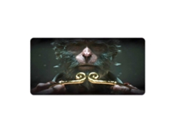 Mousepad Gamer Black Myth Tapete De Mesa Grande Antiderrapante Em Borracha Para Jogadores E Escritório Brilvibera
