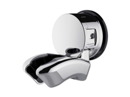 Soporte de Ducha Manejar Succión para Ducha Portátil Abs Y Caucho Instalación Sin Herramientas 9,5x8 Cm