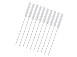 Conjunto De 10 Escovas Nylon Profissionais Para Limpeza Aparelhos Auditivos, Com Cerdas De 2, 5 Mm