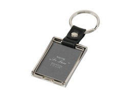 Key Pendant Deluxe Black 3,5X4,5 Cm