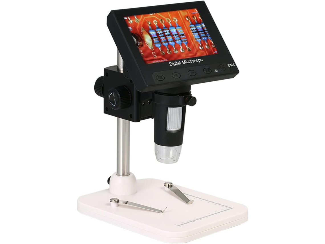 Microscópio Portátil Com Ampliação De 1000x, 3 Polegadas, Tela Lcd De 4