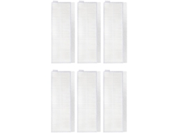 Conjunto de 6 Filtros Substituição para Acessórios do Aspirador Robô G1 Mjstg1 BRILVIBERA