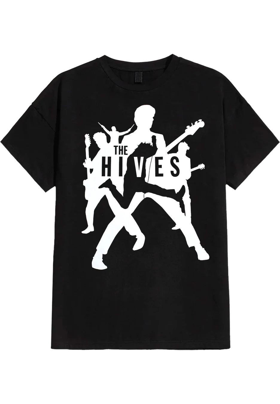 Size:xl Rockinstone The Hives - Jumping Silhouette - T-shirt Unisex Adults