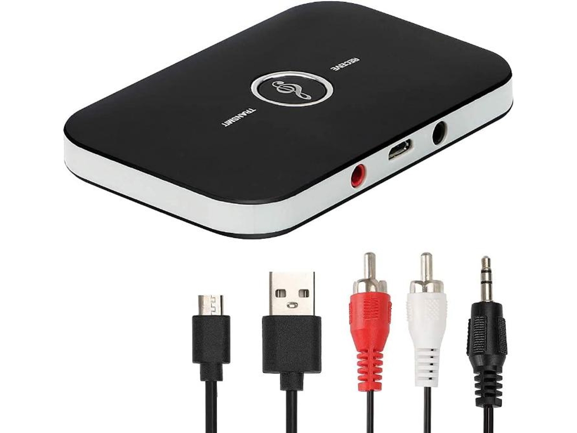 Adaptador Bluetooth Yizhood B6 3.5mm Rca Portátil Preto