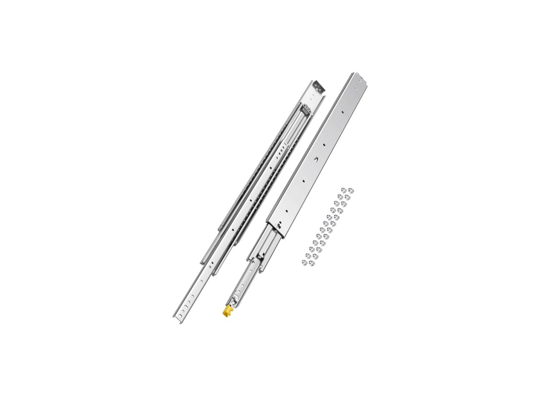 Corrediças Telescópicas Industriais 914 Mm Carga 226 Kg Aço Galvanizado Tekmaquinas