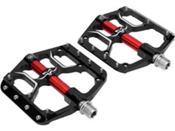Pedais De Bicicleta Com 3 Rolamentos, Plataforma Em Liga Alumínio Cnc