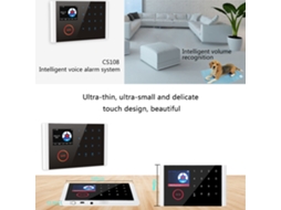 Laxiscreed Cs108 Alarme Anti-roubo Wifi, Gsm E Gprs Com Voz Para Proteção De Casa