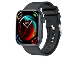 (preto) Smartwatch Com Tela Quadrada Ips De 1,81 Polegadas, Monitoramento De Frequência Cardíaca/oxigenação Sanguínea/pressão Arterial.