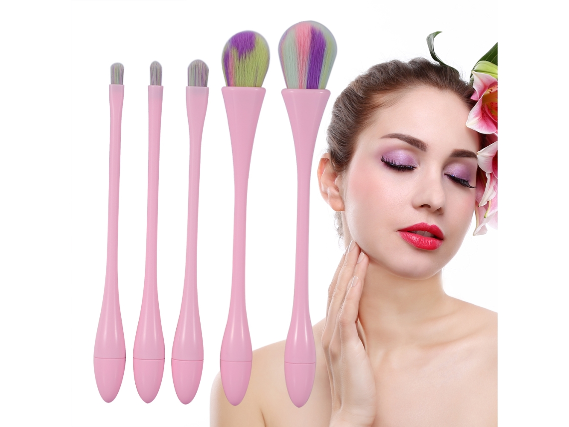 Pinceis De Maquiagem Base E Delineamento Olhos