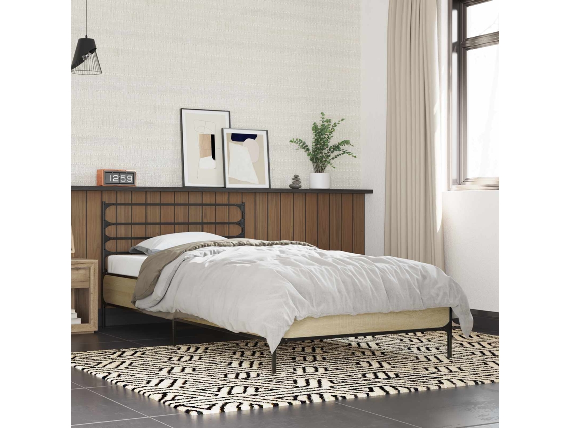 Vidaxl Estrutura Da Cama Carvalho Sonoma 80 X 200 Cm