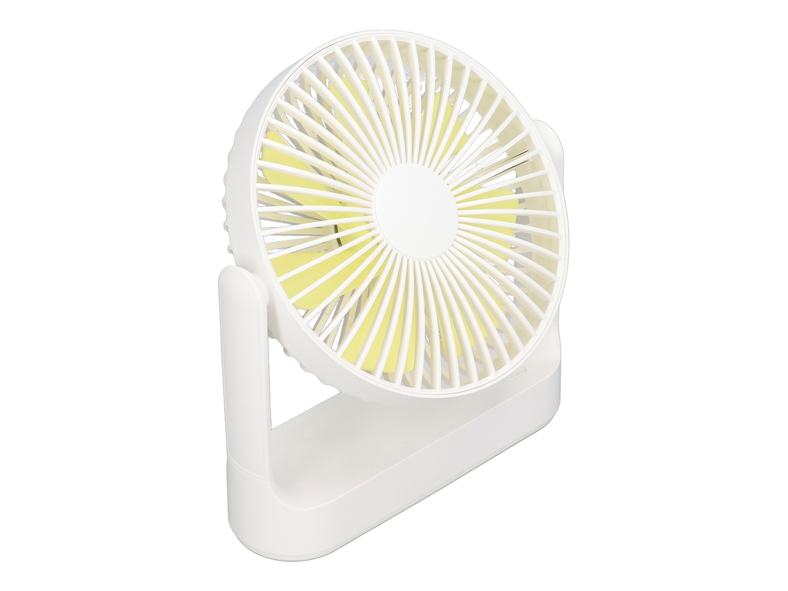 Ventilador De Mesa Usb 4 Velocidades 270° Branco