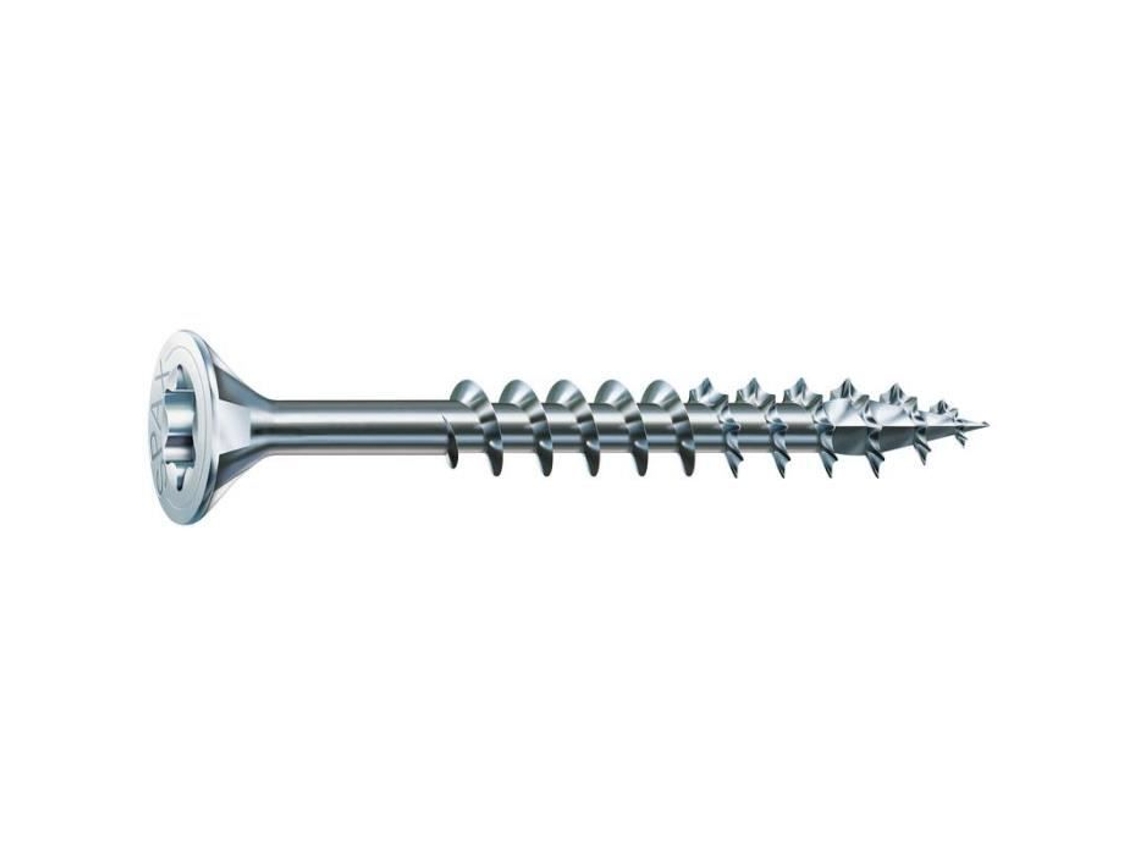 Cabeça Escareada T-Star Plus Rosca Parcial 6 0 X 60 Mm 100 Peças SPAX