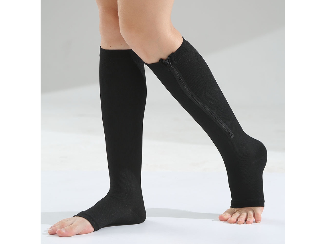 Meias Zip Sox com Zíper* ZYBLSSBB