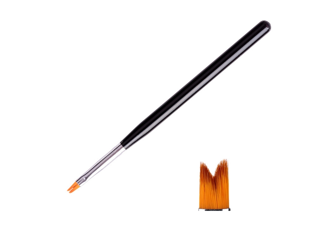 Pincel Para Uñas Con Mango De Madera Lapicero De Gel Uv Herramienta De Pintura Y Punteado Manicura (08)