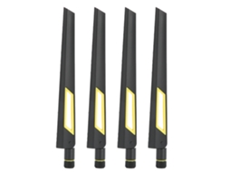 Roteador Com 4 Antenas Para Rtax88u Ax6000 Banda Dual 2.4g/5g 10db Placa De Rede Sma
