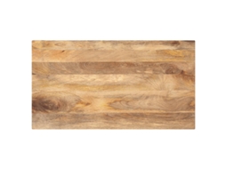 Vidaxl Tampo De Mesa Retangular 100x70x2,5 Cm Mangueira Maciça