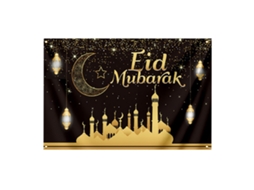 Banner Suspenso Preto 180x110cm para Eventos e Decoração LAXISCREED