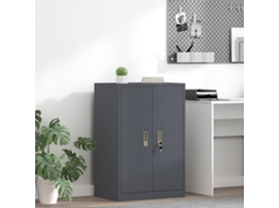 Vidaxl Armário De Arrumação Antracite 60 X 40 X 90 Cm Aço