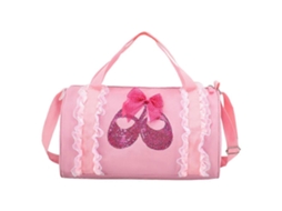 Mochila De Dança Infantil Com Bolsa Para Guardar Objetos De Balé E Alça De Ombro Ajustável