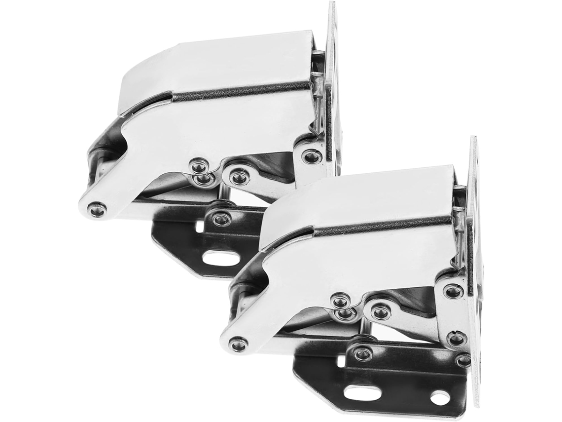 2 Dobradiças Reforçadas Para Guarda-roupa, Ocultas Portas De Armário,