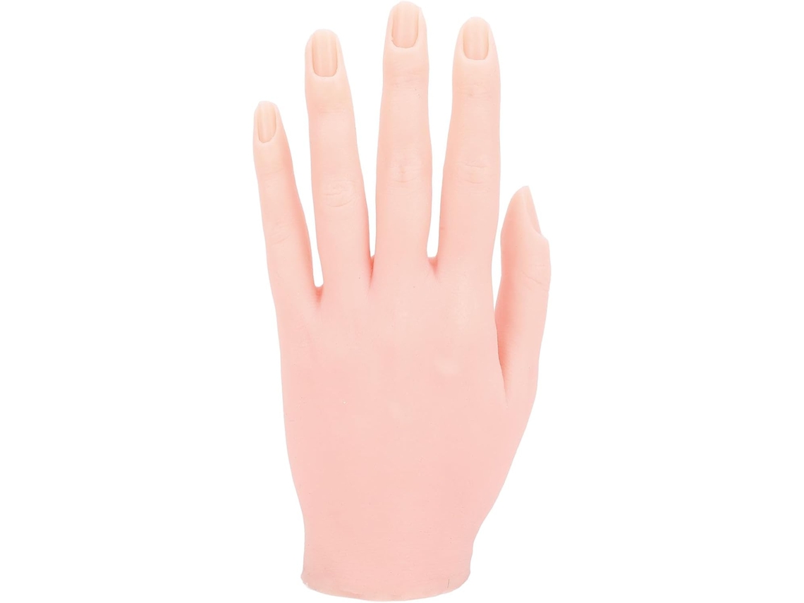 Mão SFUSHOS de Silicone para Treinamento de Unhas