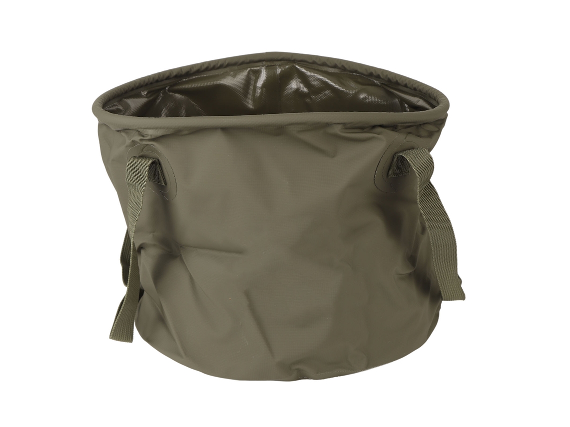 Balde Plegable Camping 20l Verde Od Portátil