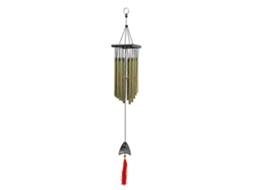 Rebe campana de Viento Con 16 Tubos de Metal Amazing Grace para Exteriores Y Interiores