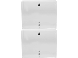 Conjunto de 2 Dispensadores Fita Adesiva em Acrílico Transparente, Compactos e Ideais para Escritório. Suporte