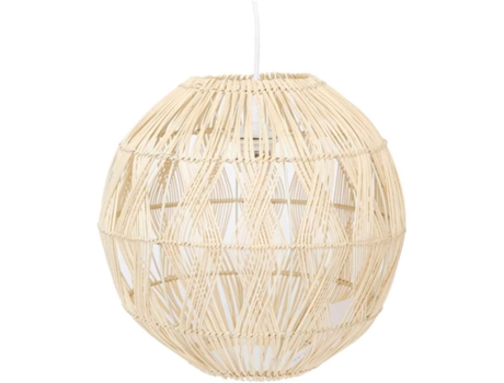 Candeeiro de Teto THE SECRET HOME (134 x 37 cm - Fibra Natural - Castanho)