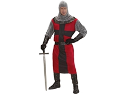 Fato de Cavaleiro Vermelho da Idade das Trevas para homem