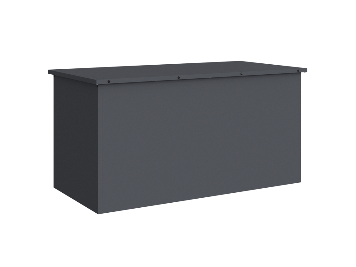 Conjunto 1 Caixa Externa Vidaxl Antracite Aço (100 X 50,5 X 50 Cm)