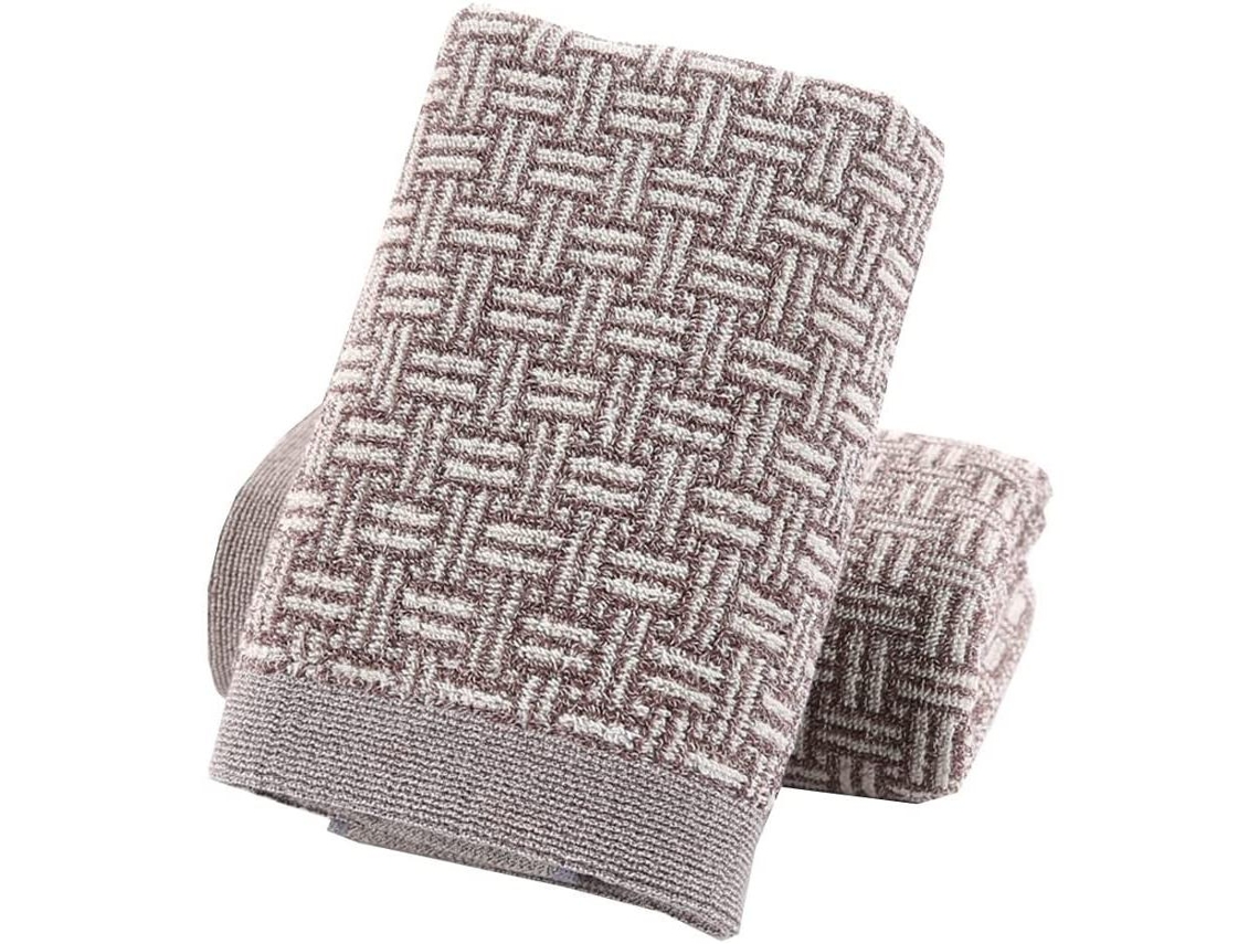 Toalhas Decorativas Macias e Absorventes 100% Algodão para Banheiro, 34 X 74 Cm BRILVIBERA (13, 4 X 29, 1 Polegadas)