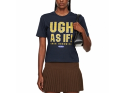 Rockinstone Clueless Ugh As If Navy T-shirt Size:m