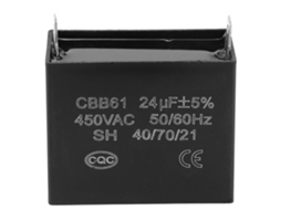 Capacitor de Partida Cbb61 24uf 450v YURU