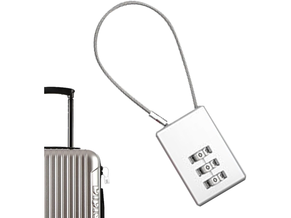 Cadeado De Viagem – Com Combinação 3 Dígitos, Cadeado Com Combinação Para Mala E Mochila