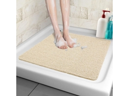 Tapete de chuveiro Nova Line antiderrapante 60x60cm, confortável, com buracos de drenagem, PVC | S/MARCA