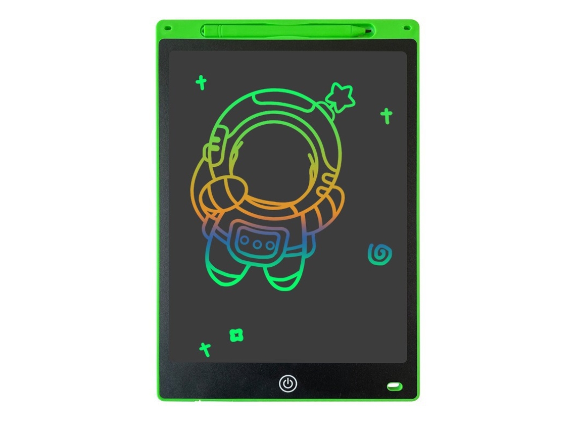 Tablet Eletrônico Lcd para Escrita À Mãoprancheta de Desenho + Pincel Grosso Verde Grama 30 Cm com Caixa de Presente CHENNNLS