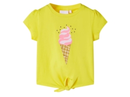 T-shirt De Criança Amarelo 128