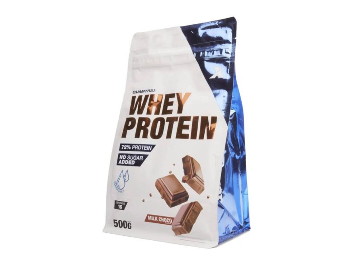100% Whey Protein 500g Chocolate Ao Leite da QUAMTRAX