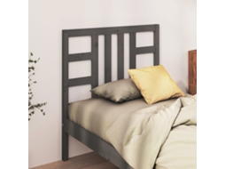Cabecero 106x4x100 cm Pino Macizo Gris