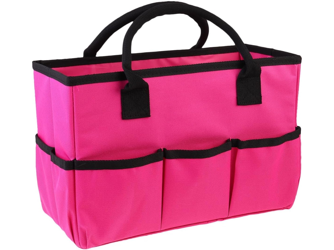 Bolsa para ferramentas de poda e revistas, leve e fácil de transportar, bolsa de poliéster durável para uso doméstico.