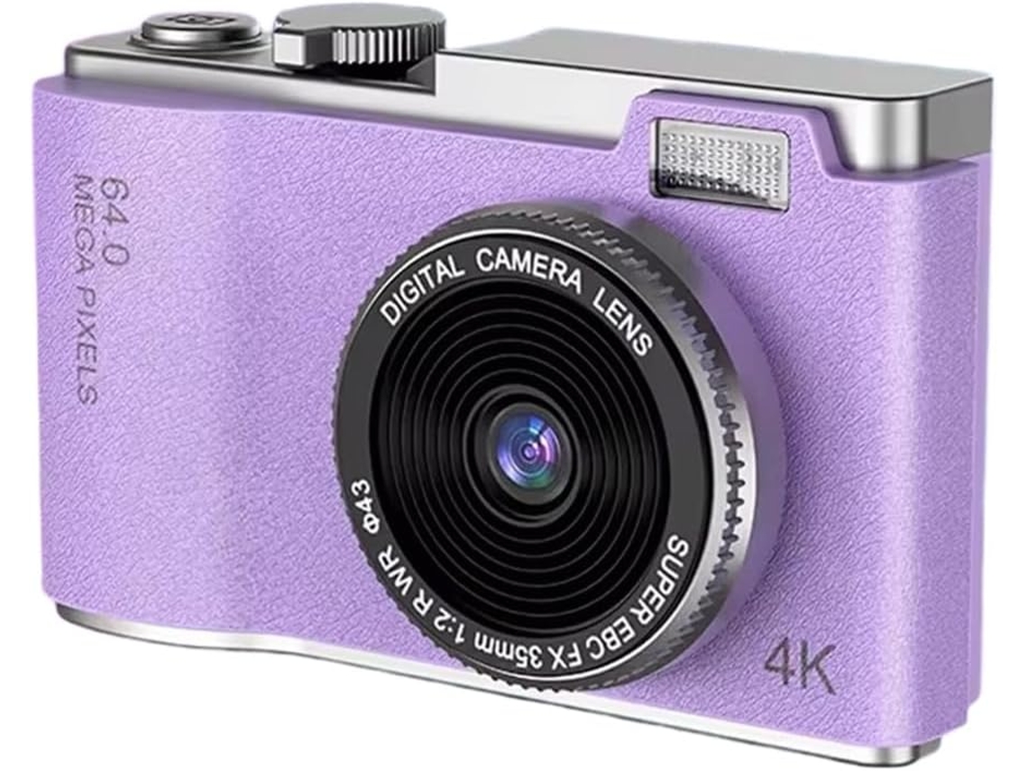 Câmera SFUSHOS Compacta para Estudantes com Zoom 8x e Sensor 4k