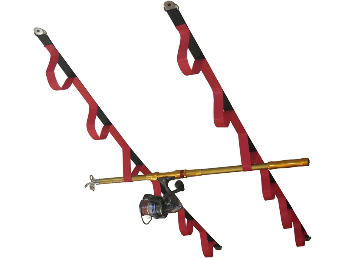 Vara de Pesca Fácil S/MARCA com suporte para armazenamento e proteção