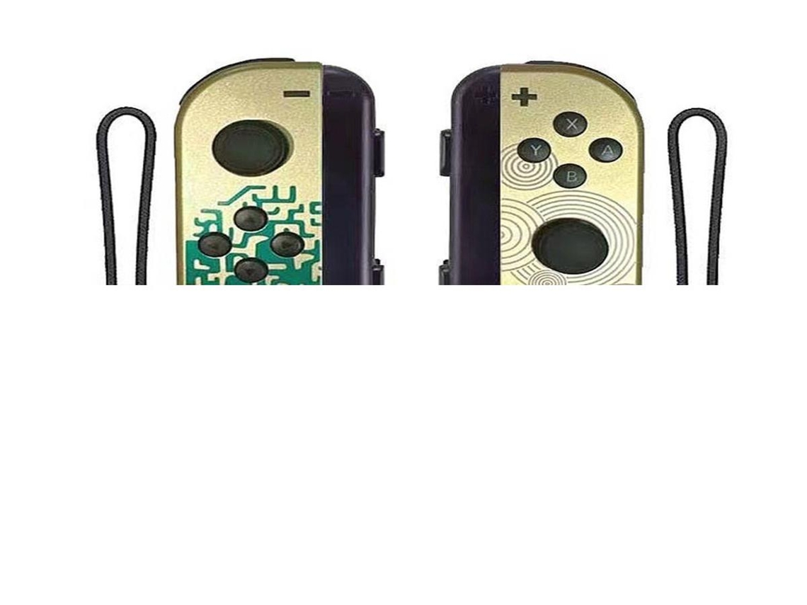 Comando Bluetooth Kingdom Tears Dourado Compatível com Ring Fit Adventure LURELIA