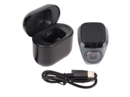 Anillo Bluetooth Recargable, Contador de Pasos, Pantalla 0,49 Pulgadas, Compatible con Apps, 20 mm con S/MARCA