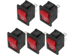 Conjunto De 5 Interruptores Basculantes Para Eletrodomésticos, Conjunto De Interruptores Basculantes