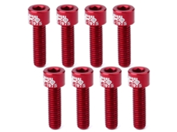 Peças Parafusos Para Garrafa De Bicicleta Suporte De Bicicleta Vermelho Slowmoose