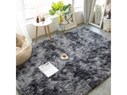 Tapete Fofo Para Quarto E Sala De Estar Decorativo Anti-derrapante Peludo Suave Moderno