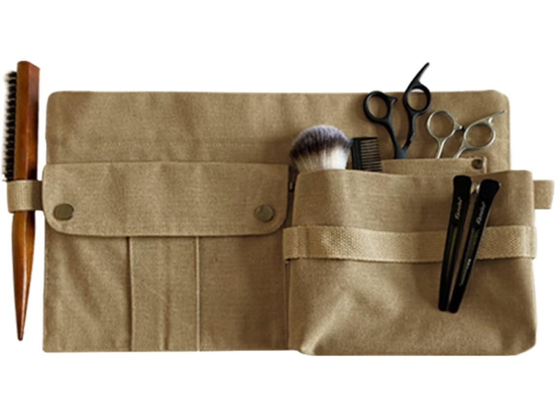 Bolsa de ferramentas em lona para eletricista, com organizador interno, fecho de liberação rápida, ideal para homens e mulheres.