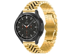 Pulseira De Relógio De Aço Inoxidável De 20 Mm Com Cinco Elos